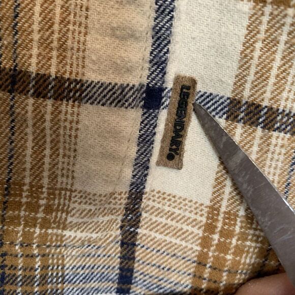 Legendary Whitetails Men’s 4XT Flannel Brown Cotton Long Sleeve Pockets Dad - Picture 6 of 10